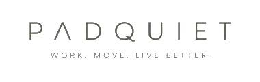 PadQuiet — WORK. MOVE. LIVE BETTER.